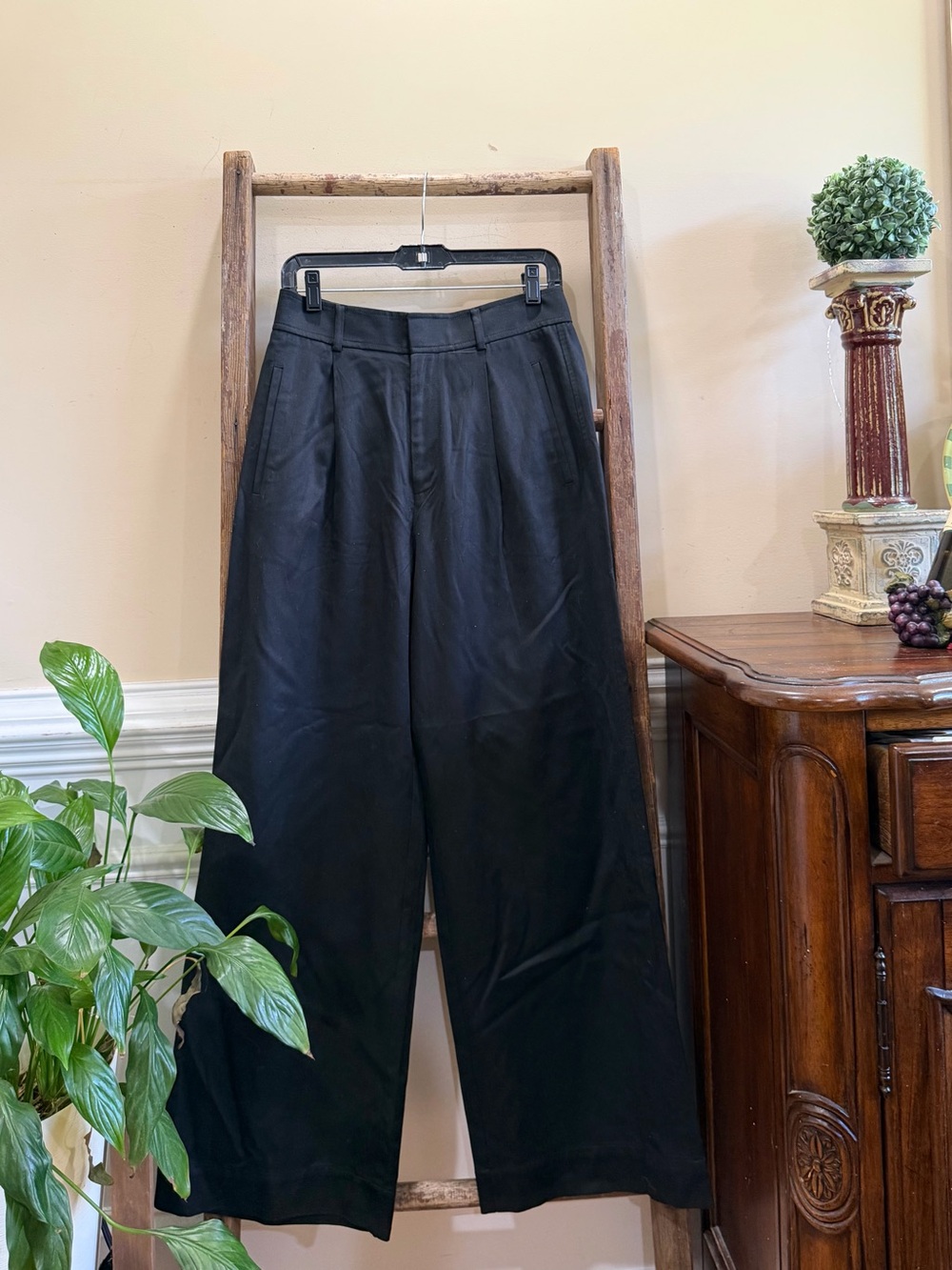 Everlane High Waisted Pleated Wide-Leg Pants